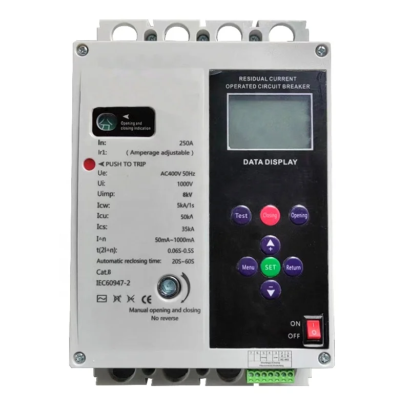 MCCB Solar PV photovoltaic reclosing grid-connected intelligent automatic leakage protection circuit breaker