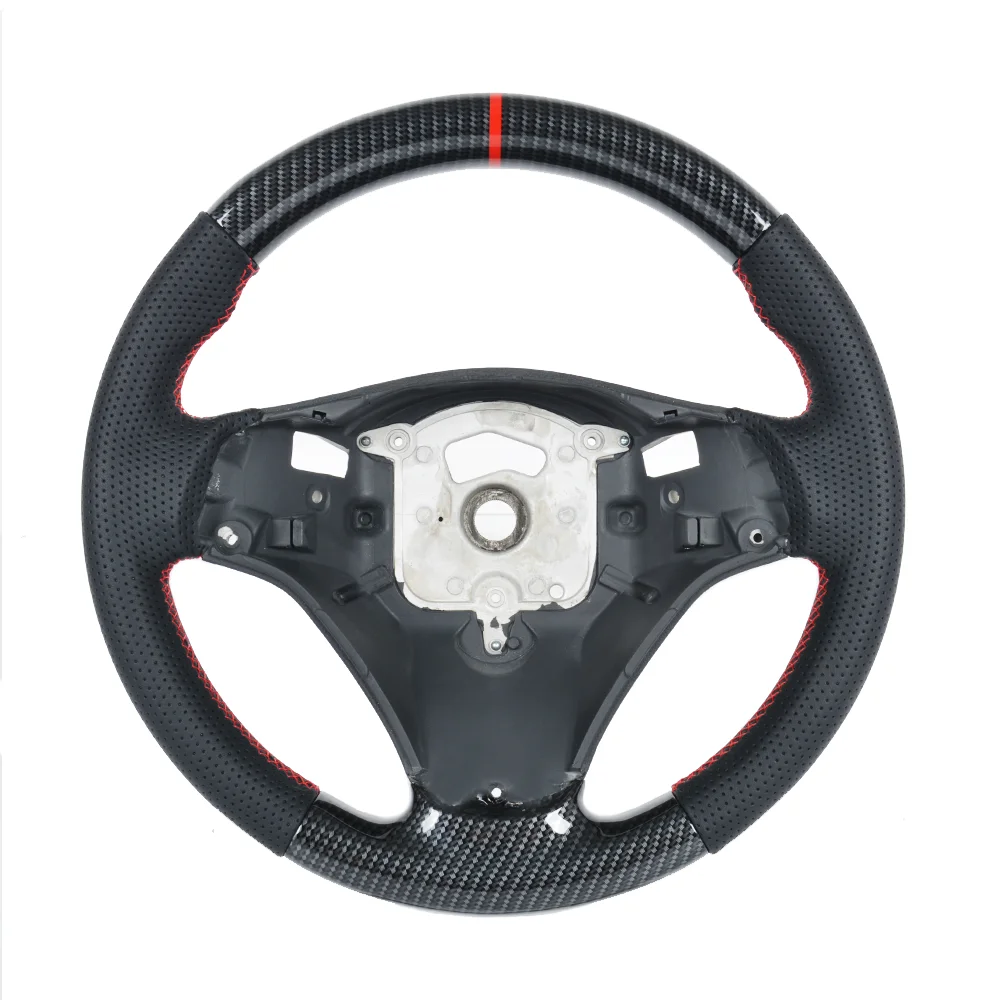 

Hydro-Dip Carbon Fiber Steering Wheel Leather Racing Wheel For BMW 1 3 Series E81 E82 E90 E91 E92 E93 E89 E87 E70 E84