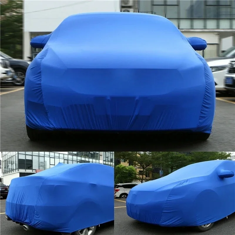 Universal Stretch Car Cover Dustproof Scratch-proof UV-proof Customized Badge Car Cover Fit for Porsche 911 718 Panamera Taycan