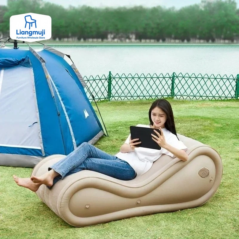 

Скандинавские легко носить с собой надувные сиденья для кемпинга, неторопливые современные надувные сиденья, уличная мебель для ленивых людей, Divano HBAS