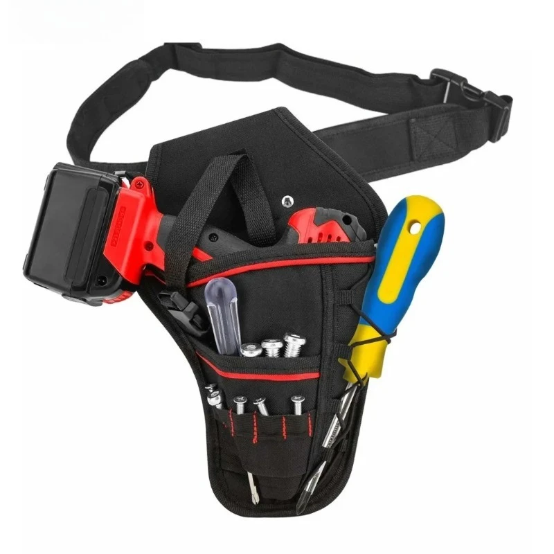 

Multi-functional Waterproof Drill Holster Waist Tool Bag Electric Waist Belt Tool Pouch Bag for Wrench Hammer Screwdriver