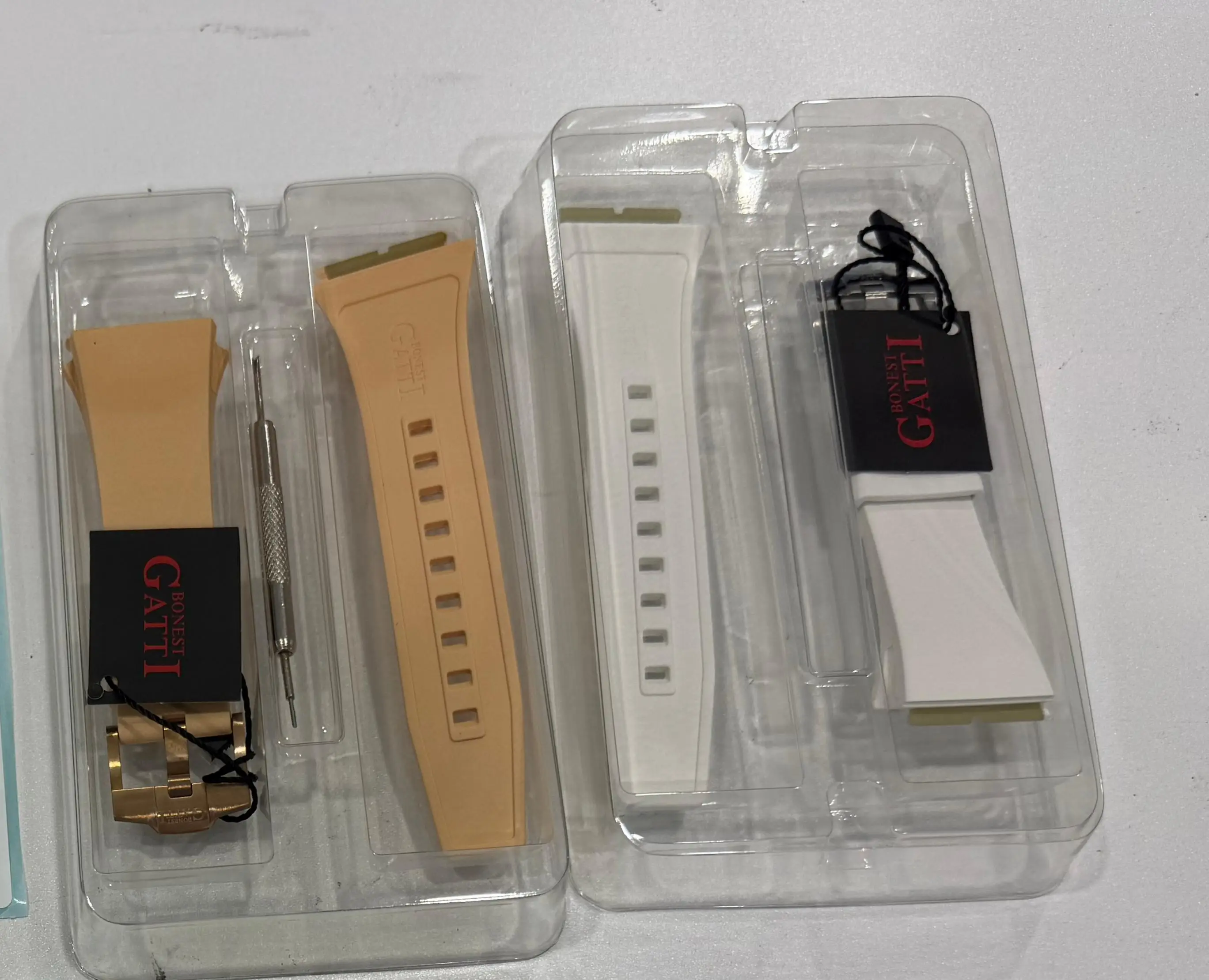 

BONEST GATTI is responsible for the price differential of watch straps and accessories