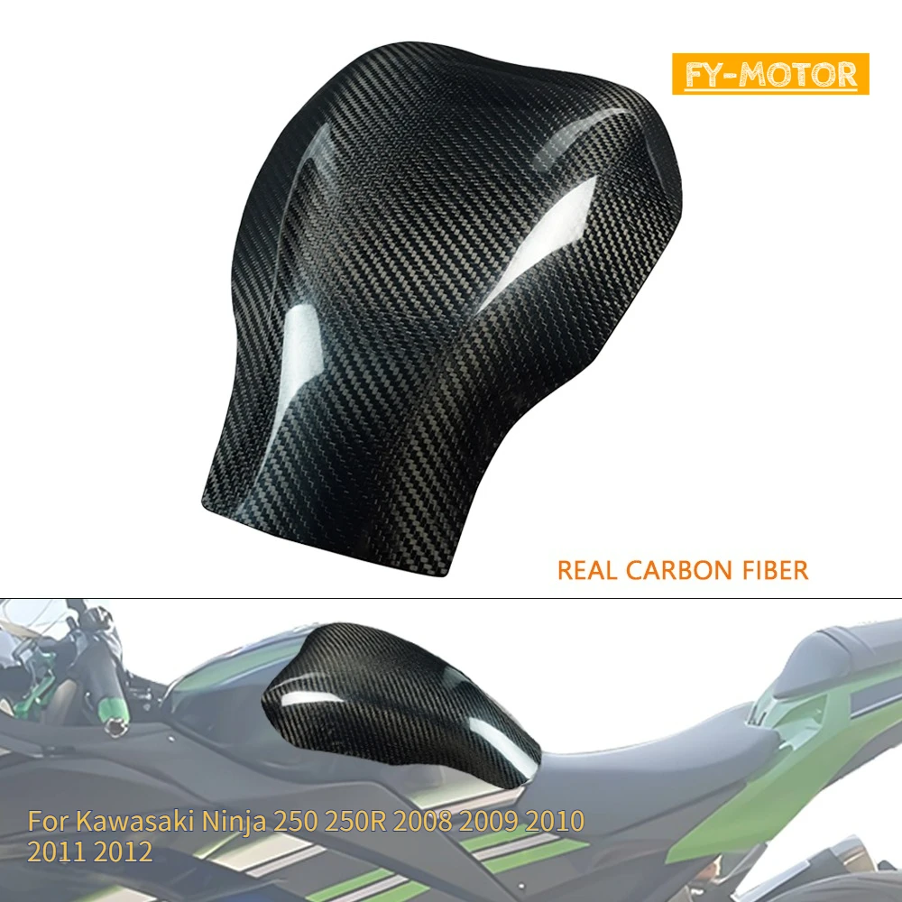 

Carbon Fiber Fuel Tank Cover For Kawasaki Ninja 250 250R 2008 2009 2010 2011 2012