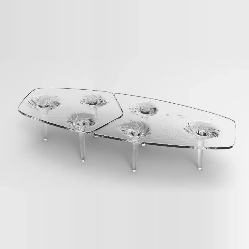 Platinum crystal edge, for living room and home desk
