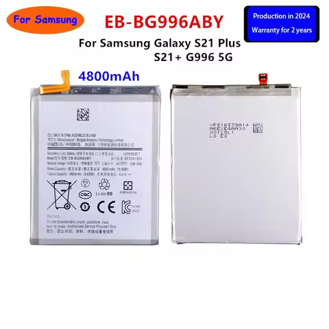 Brand New EB-BG996ABY 4800mAh Replacement Battery for Samsung Galaxy S21 Plus S21+ G996 5G Mobile Phone Batteries