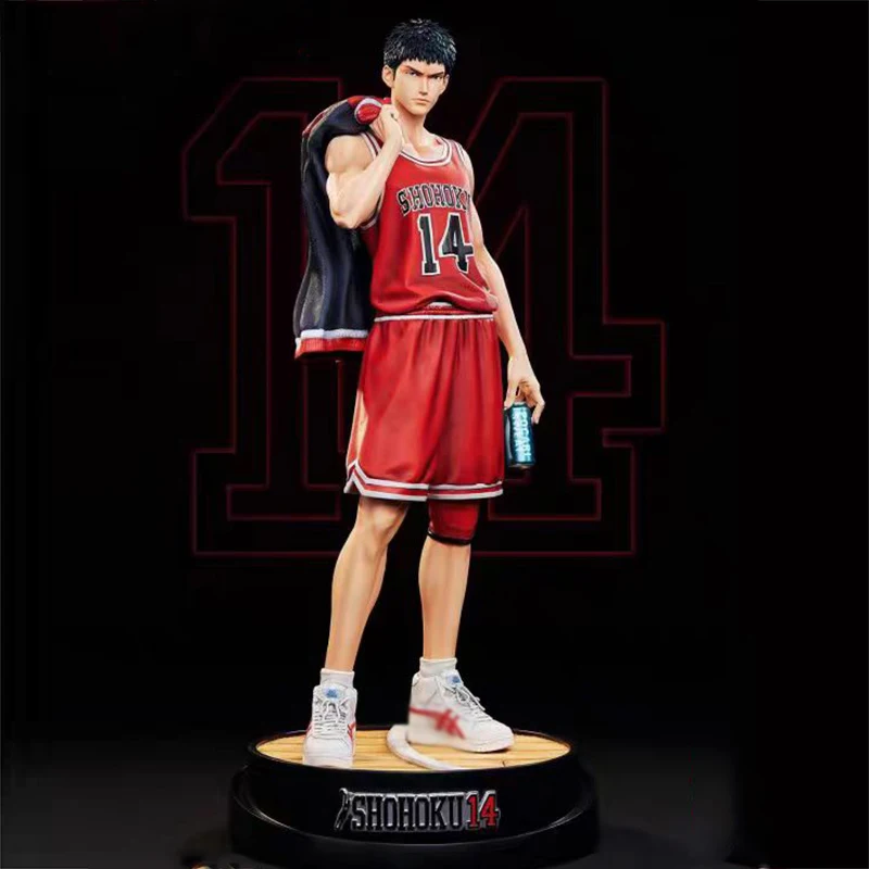 33cm Anime Mitsui Doll SLAM DUNK Action Figures Peripheral Mitsui Hisashi Figure GK PVC Collection Ornament Toys Gift for Kids