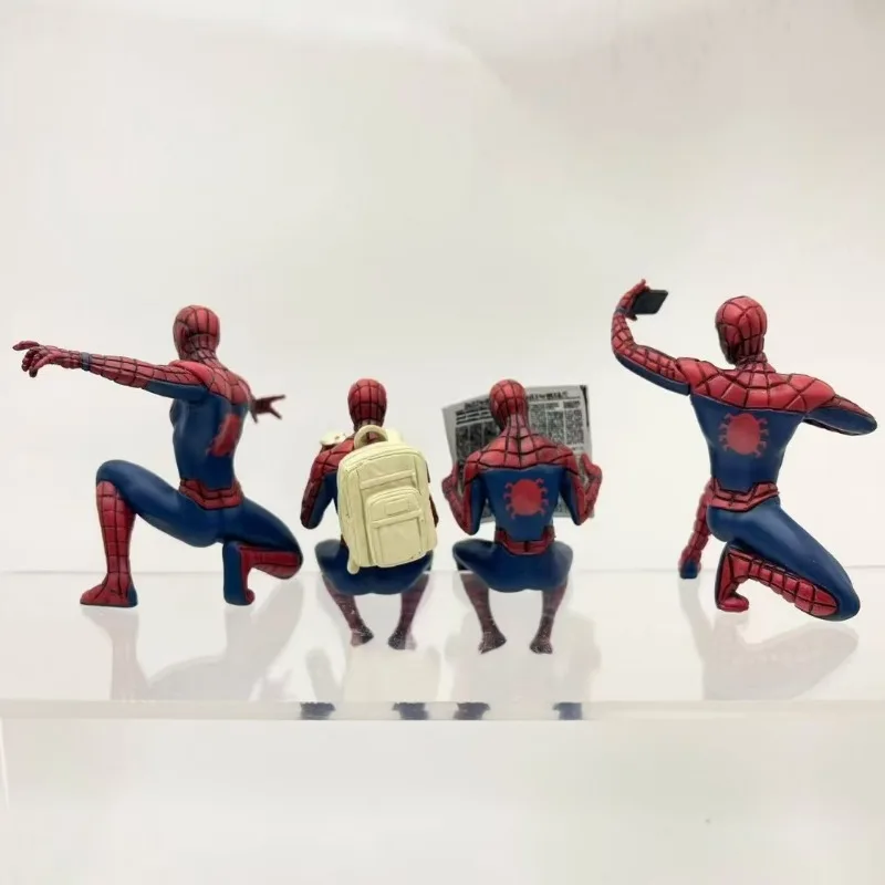 Marvel Spider-Man Cake Decoration Ornament Anime Superhero Children's Action Figures Doll PVC Desktop Ornament Birthday Gifts - Image 3