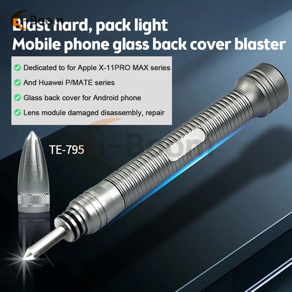 Blasting Pen Break Crack Demolishing Pen Cell Phone Back Cover Camera Glass Blasting Tool Removal Repair