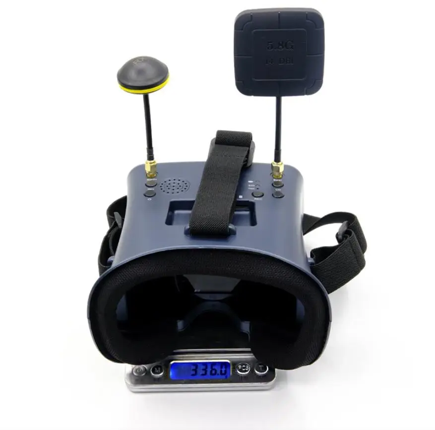 

008D 5.8G 40CH 4.3 Inch 800*480 Video Headset HD DVR Diversity FPV Goggles With Battery For EV800D RC FPV Racing Drone RC Car