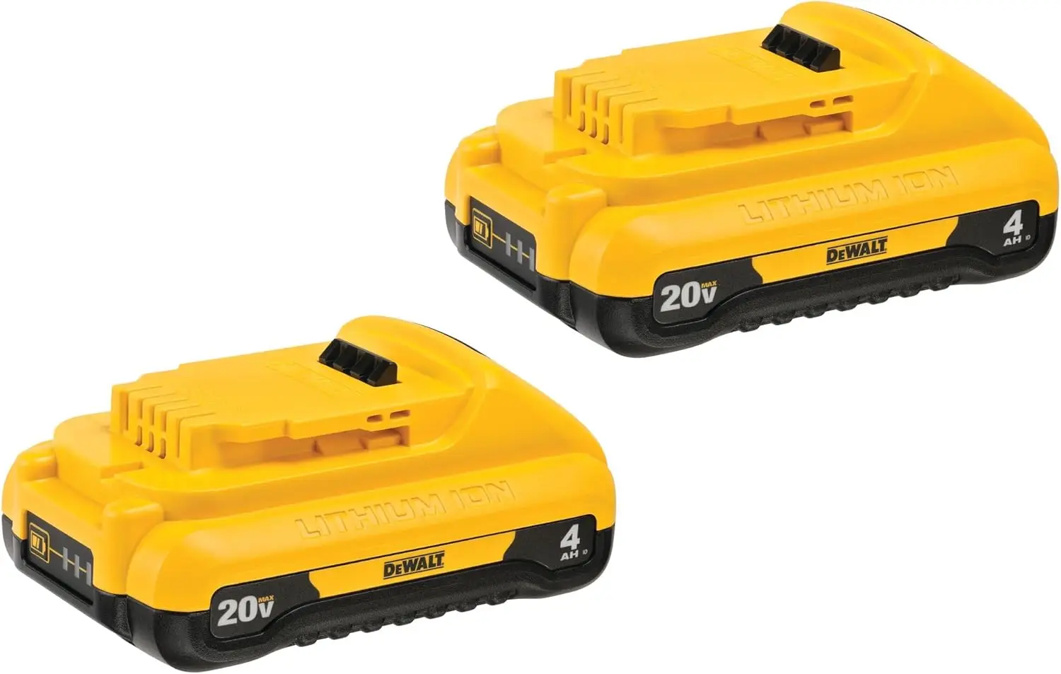 DEWALT 20V MAX 4 Ah Lithium Ion Battery 2-Pack (DCB240-2)