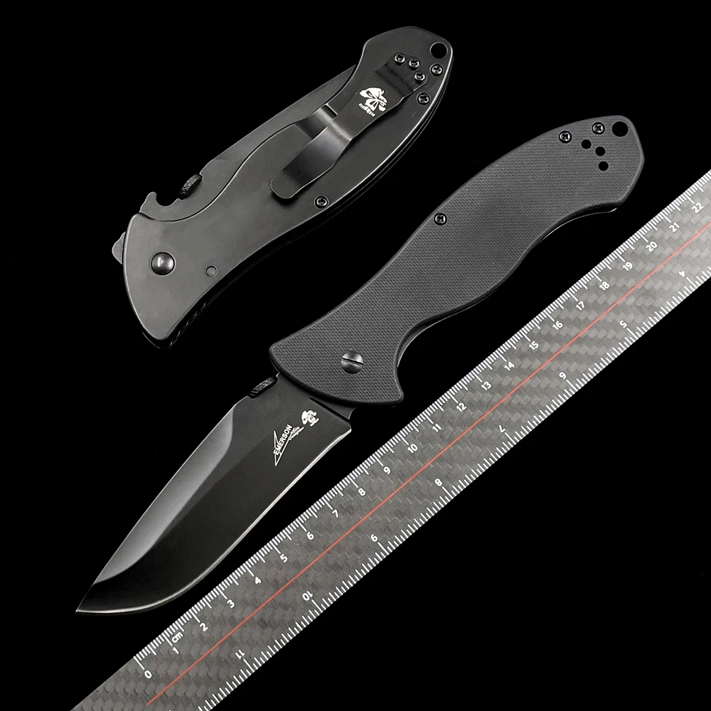 

KS 6045BLK CQC-9K Emerson Folding Knife Outdoor Camping Hunting Pocket EDC Tool Knife