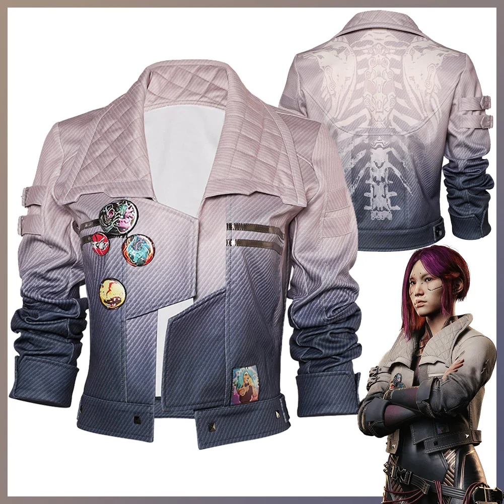 

Game 2077 SongBird Cosplay Fantasy Jacket Women Coat Tops Disguise Costume Adult Female Halloween Roleplay Fantasia Suit