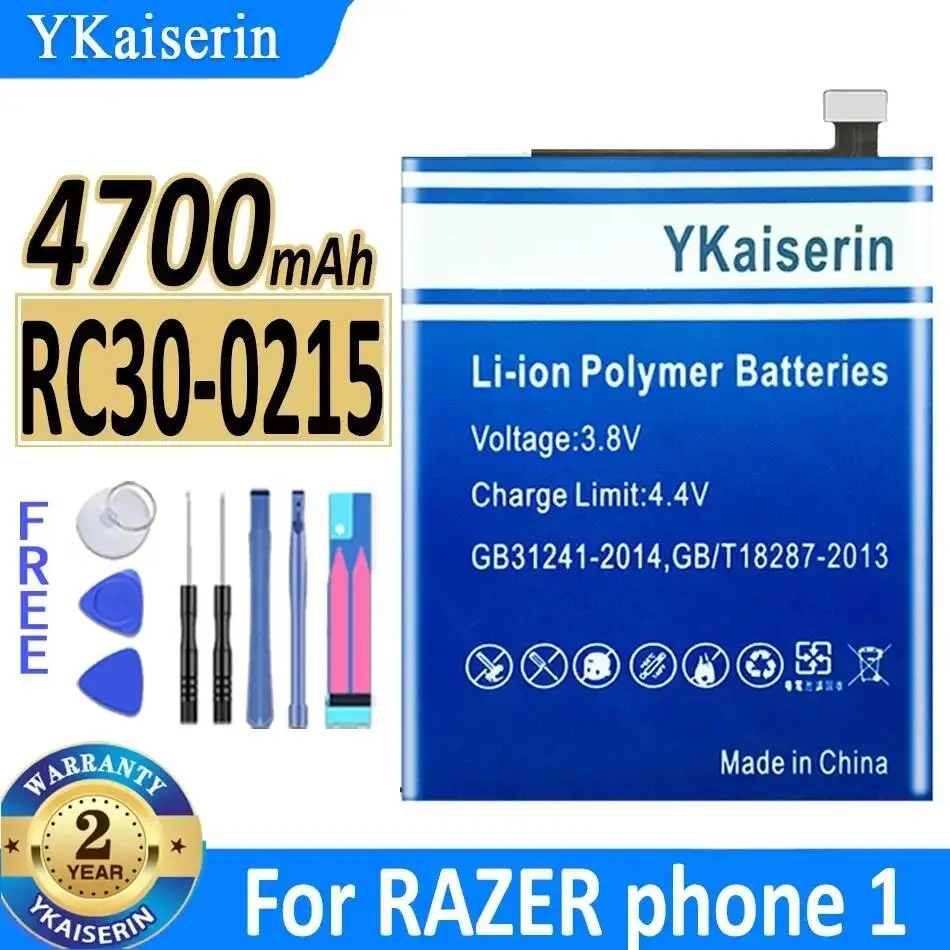 

Mobile Phone Battery For Razer Phone 1 RC30-0215 Reliable Replacement 4700mAh High-Efficiency