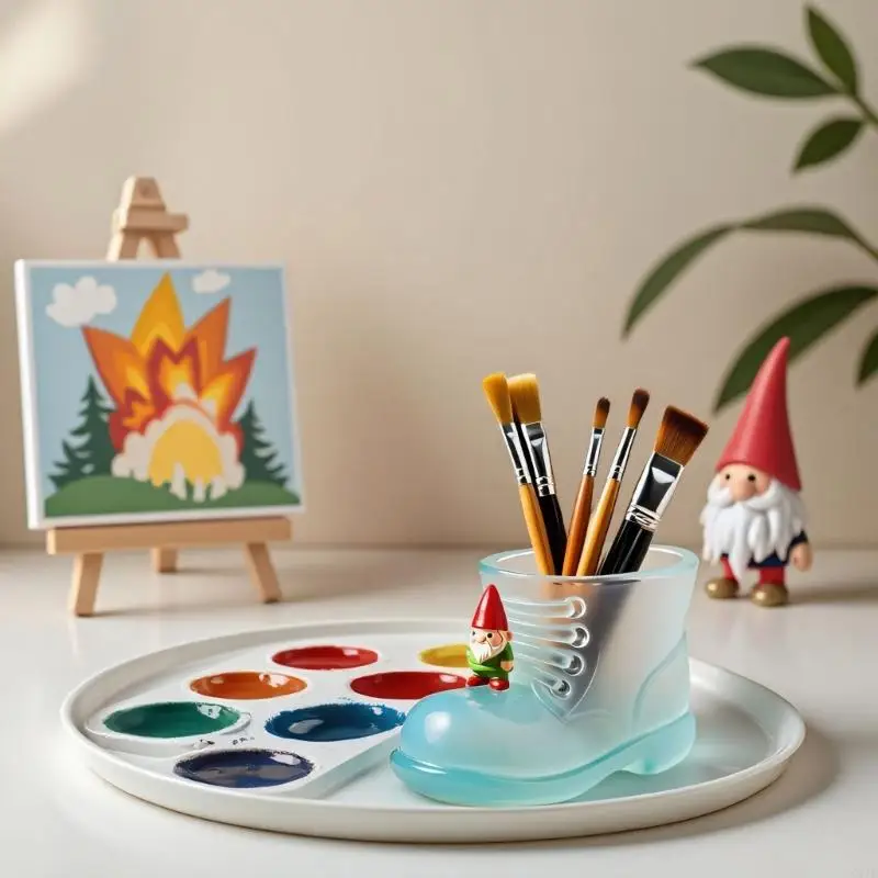 Shoe Flower Pot Silicone Mold DIY Crafts Making Resin Crafts Decorative Planter Vase Unique Handmade Gift