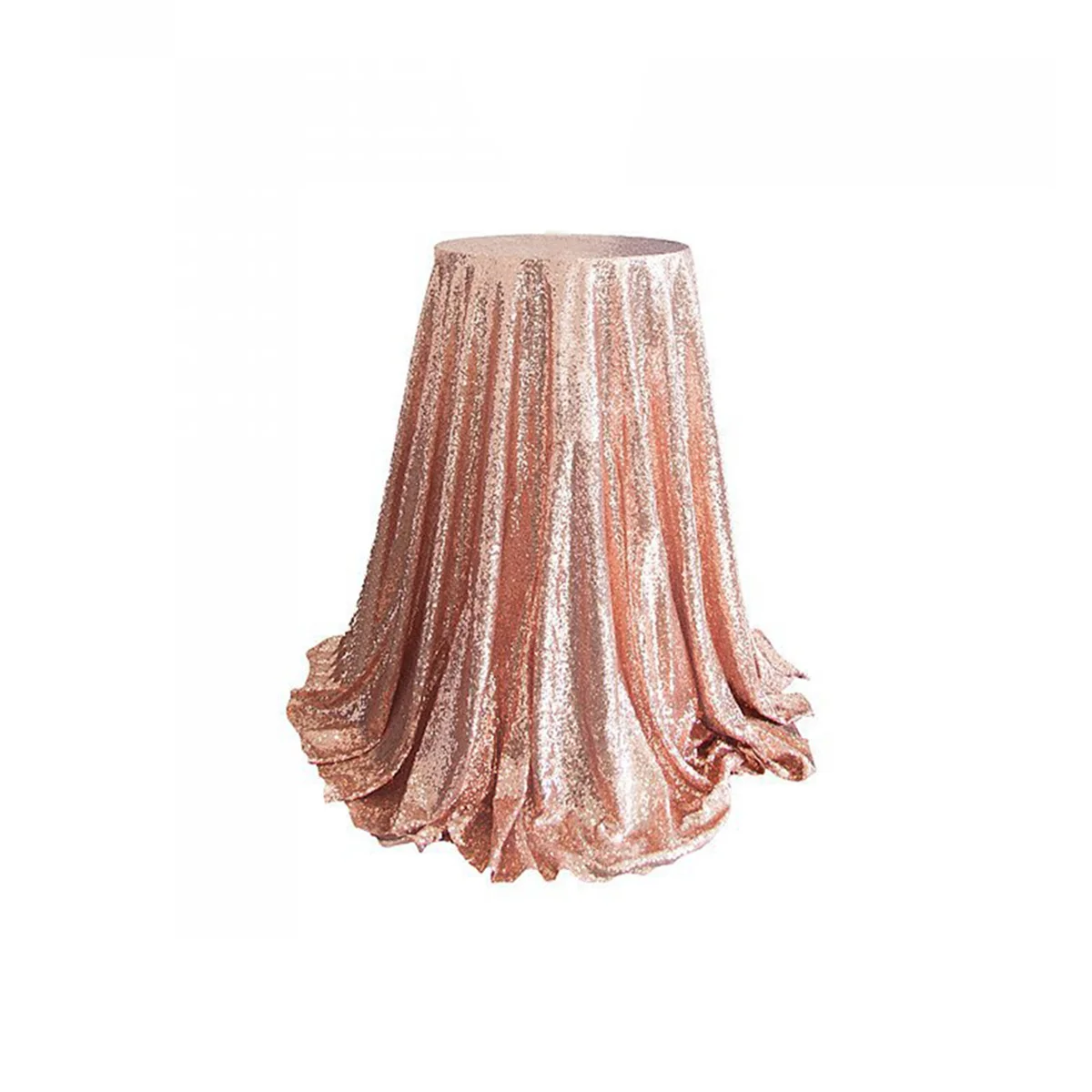 

Sequin Tablecloth Rose Gold 120x180cm Round Wedding Party Decorative Table Cloth for Banquet Events Hotel Table Cloth