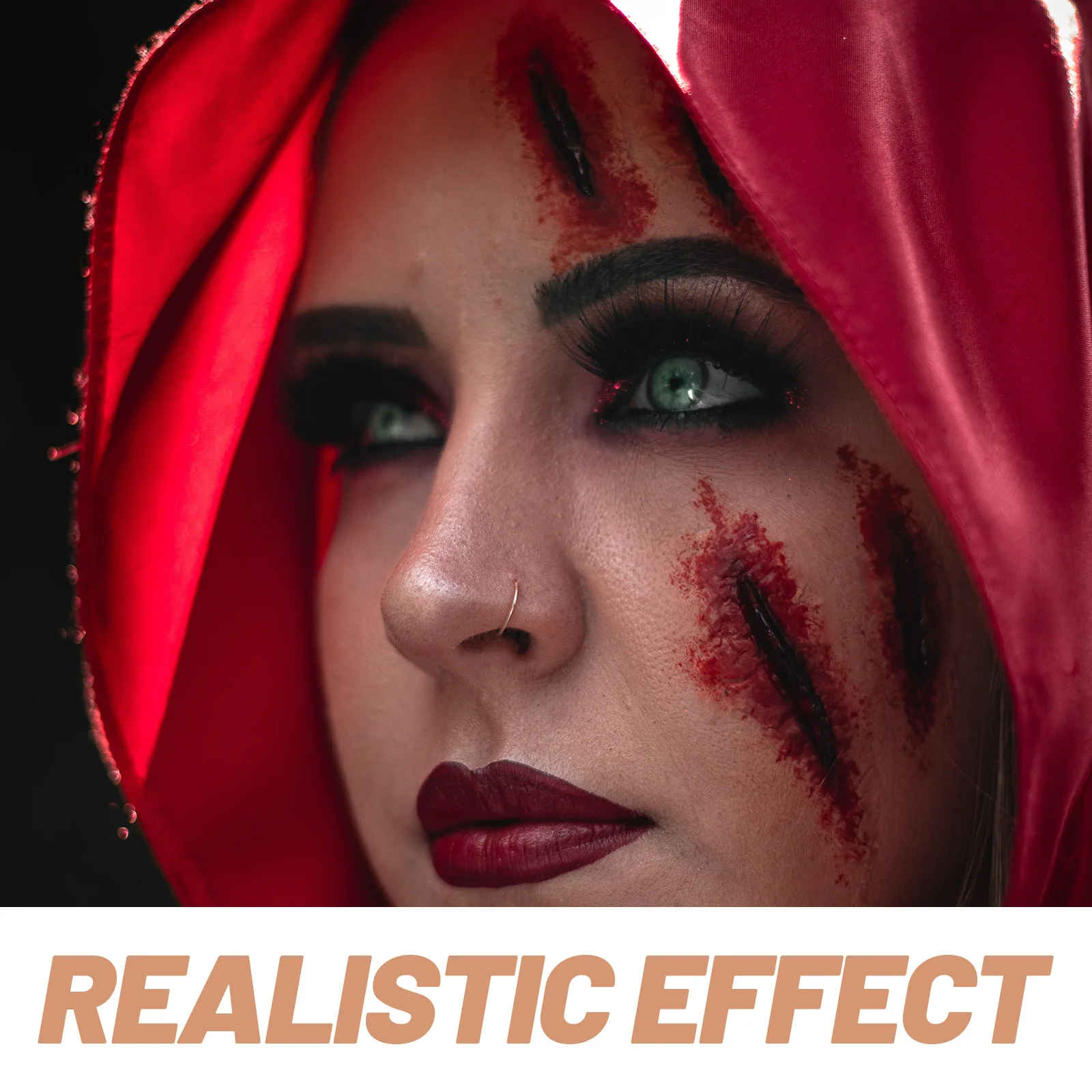 Gefälschtes Narbenwachs für Halloween, Hautwachs, Modellierung des Gesichts, Wundeffekt, Spezialeffekte, Make-up-Versorgung für Kostümpartys