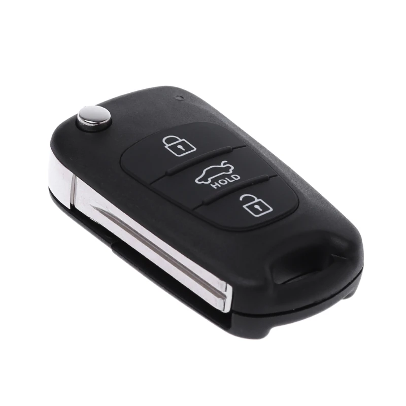 3 Button Flip Remote for Key Fob for Case for Shell for KIA Rondo Sportage for S AOS