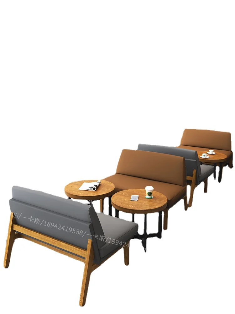 

Yy Coffee Shop Leisure Couch Coffee Shop Table and Chair Combination Seat