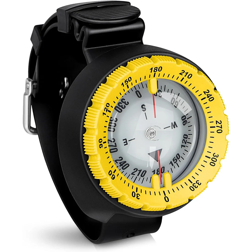 Brújula de buceo subacuática Digital profesional, navegador impermeable, luminoso, reloj equilibrado, natación al aire libre, 50m