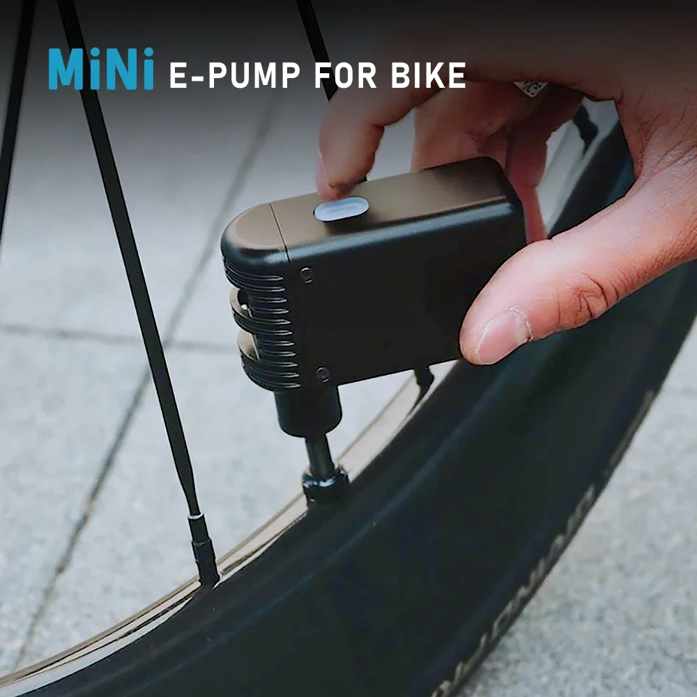 Mini Inflation Pump Portable Intelligent Inflation Pump Bicycle Electric Inflation Pump Highway Bicycle BarometerBike Accessorie