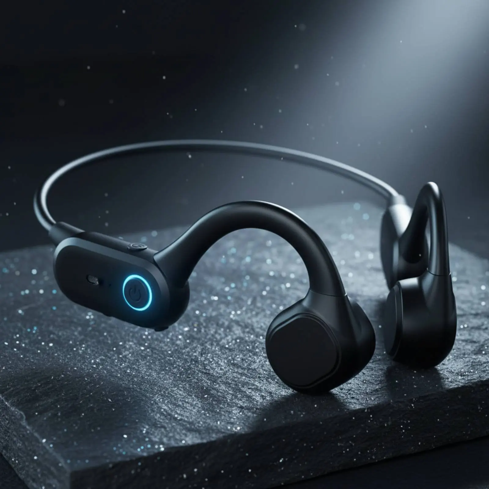 Wireless Bone Conduction Headset Built-in Mic Bone Conduction Headphones Unobstructed Ear Sport Headphones Situational Awareness view 6