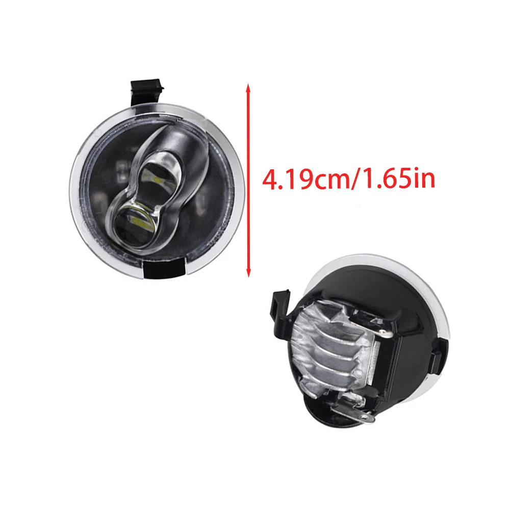 MY→LEDクリスタルスター＆スノーフレーク 2pcs LED Side Mirror Puddle Lights 5F1Z-13B375-A For Ford Edge