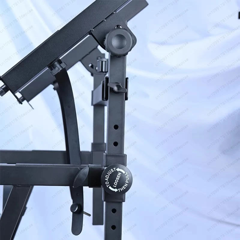 Double-layer bold metal Z-shaped keyboard piano bracket with 2-inch pulley electronic piano stand, adjustable lifting guzheng view 2