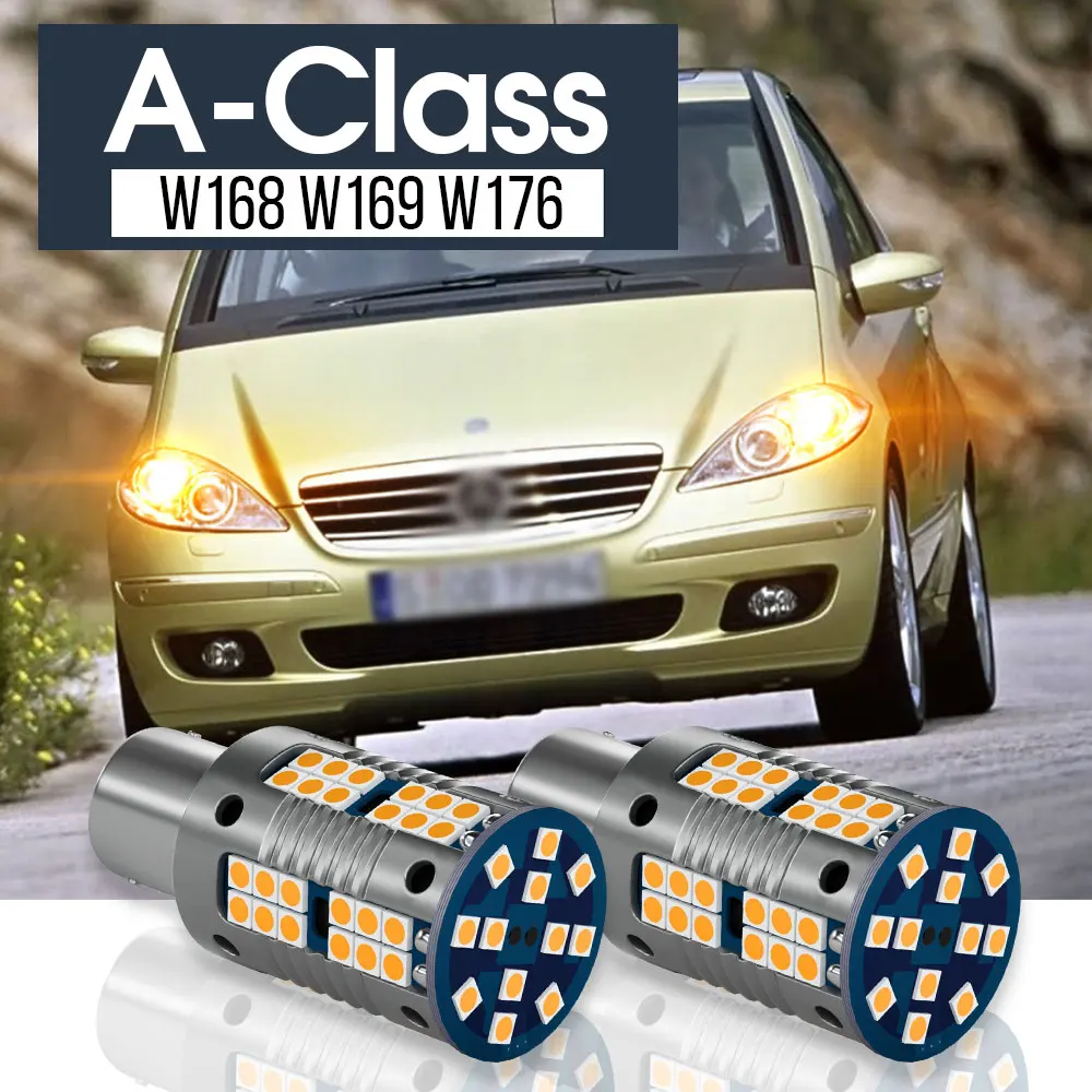 

2pcs LED Turn Signal Light Lamp Canbus Accessories For Mercedes Benz A Class W168 W169 W176 2009 2010 2011 2012 2013 2014 2015