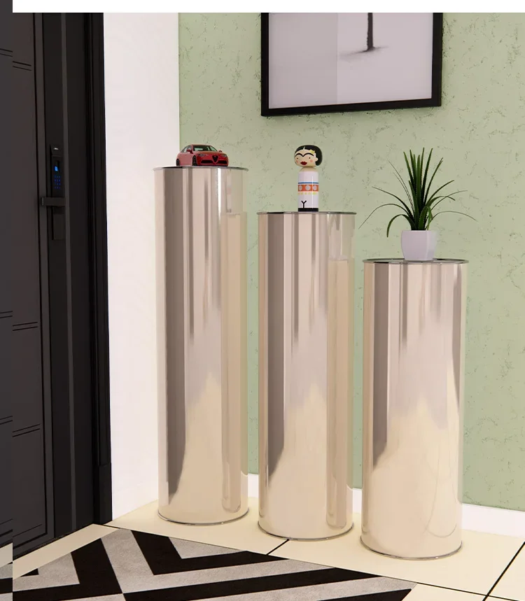 Modern household space-saving door storage cabinet high quality shoe rack high vertical small round rotating shoe cabinet