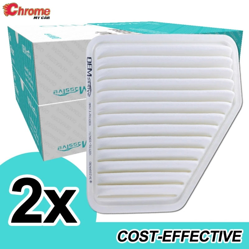 2pc Car Air Filter For Toyota Rav4 Corolla Camry Venza Matrix Avalon Scion tC xB Lexus ES350 17801-AD010 17801-31120 17801-YZZ06