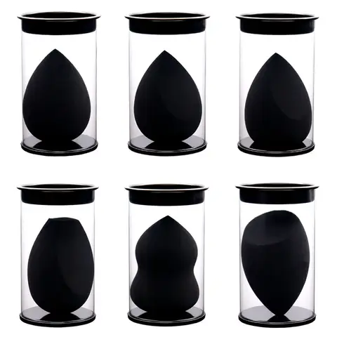 Black Beauty Egg Makeup Blender Cosmetic Puff Makeup Sponge Cushion Foundation Powder Sponge Beauty Tool Make Up Accessories