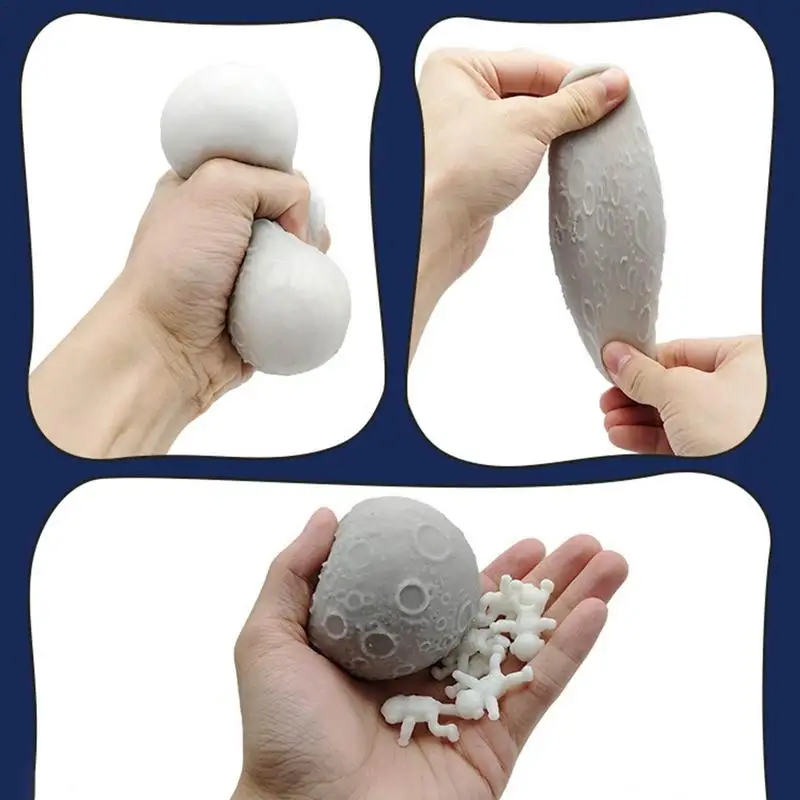 Cute Astronauts Toy Stress Relief Squeeze Toy In The Dark Slow Rising Stress Toy Pressure Toy Christmas Gifts