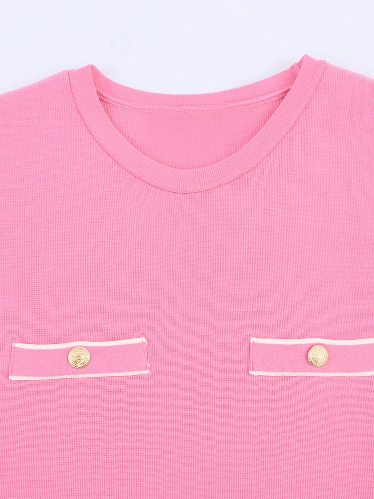 ヨーロッパとアメリカンスタイルの夏の新製品婦人服多用途ワイドプリーツニットノースリーブラウンドネックドレス