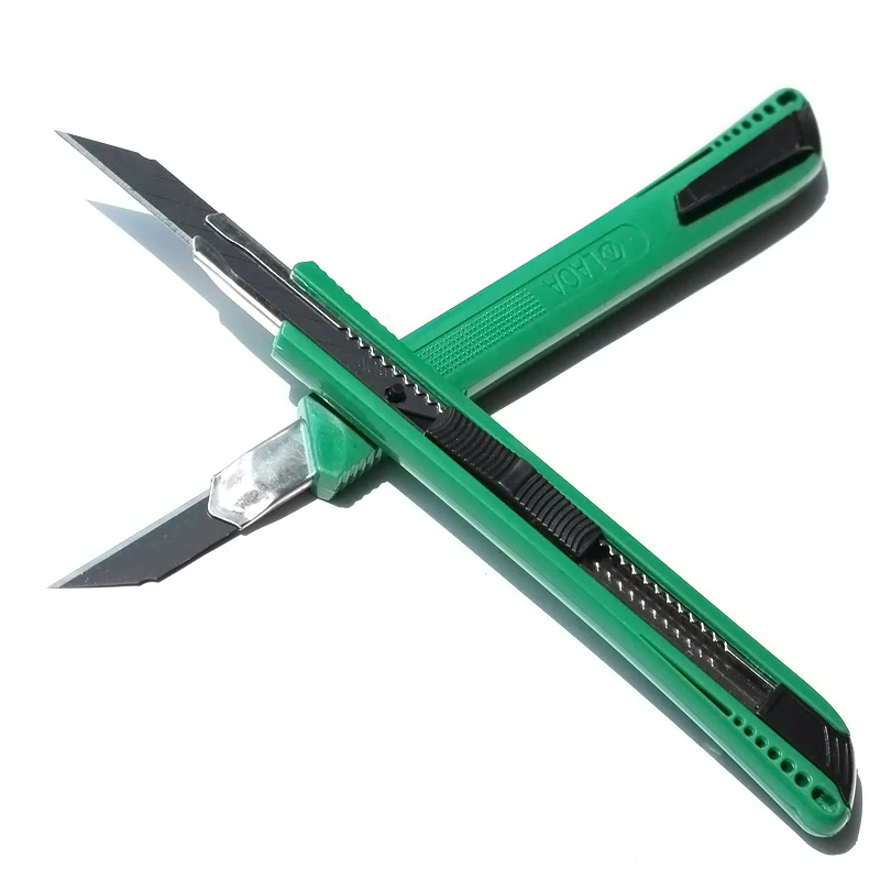 1Pcs LAOA Utility Knife Tiny 9mm SK5 Blade Portable Knives Manual Paper Unboxing Cutter Snap-Off Knife Shears Motorcycle Tools