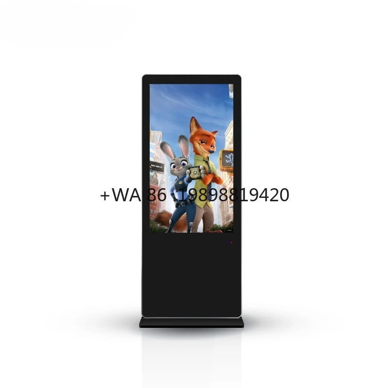 

55 Inch Lcd Advertising Screen Player Digital Signage Floor Standing Indoor Advertising Lcd Display