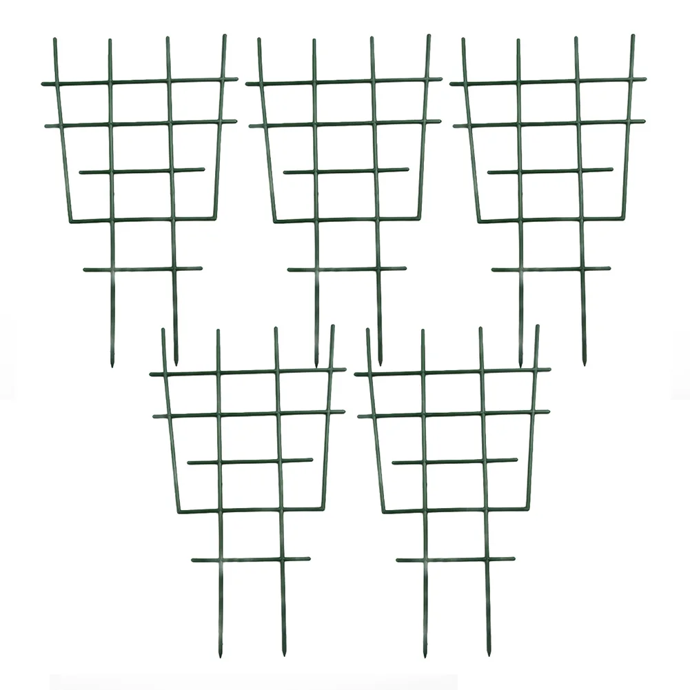 5 Stuks Tuin Plastic Plant Klimmen Trellis Stand Wijnstok Beugel Bloem Houder Voor Clematis Lelie Morning Glory Komkommer