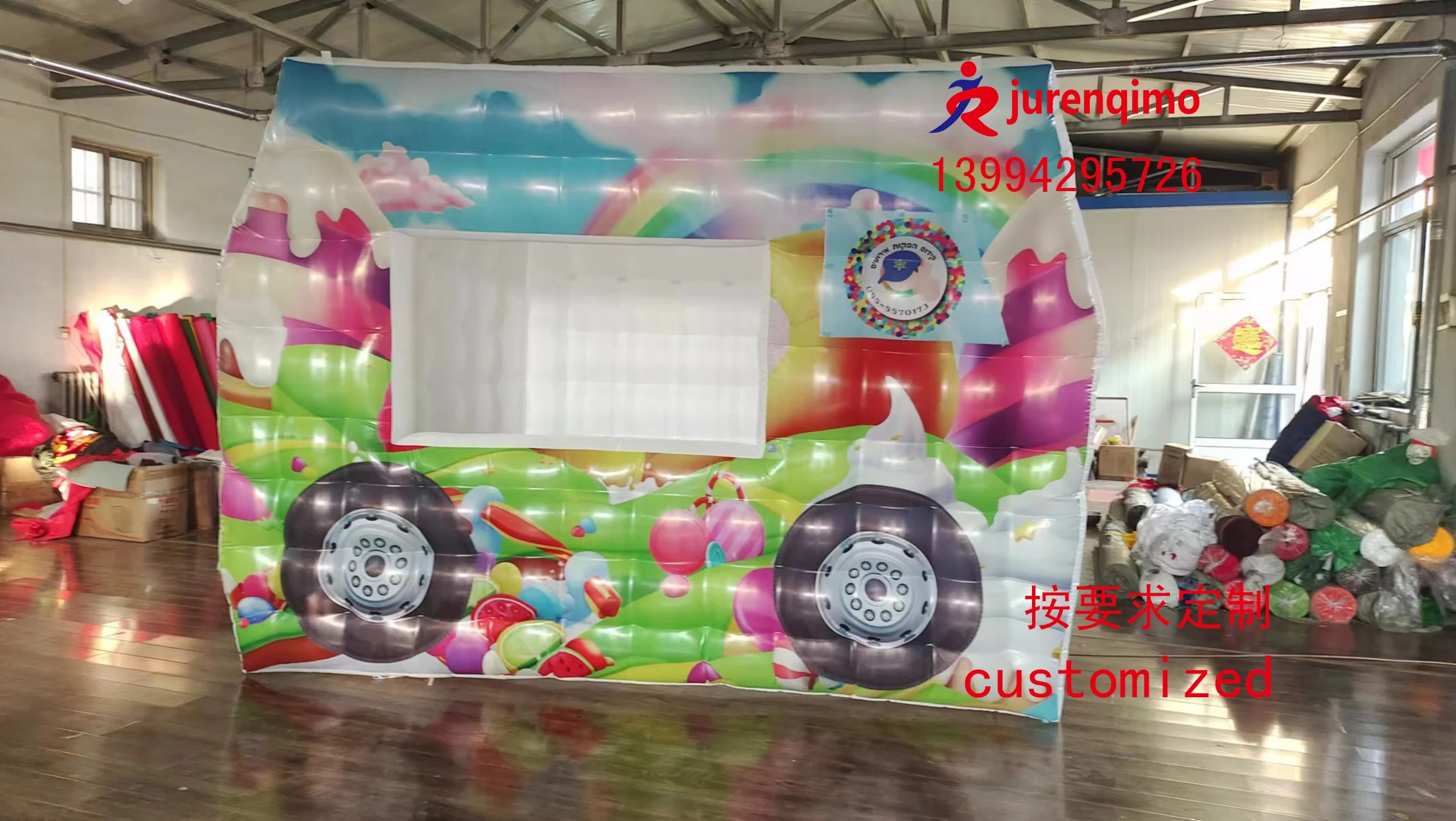 Car kiosk inflatable decorations advertising Wumei Chen scenery customized by manufacturers