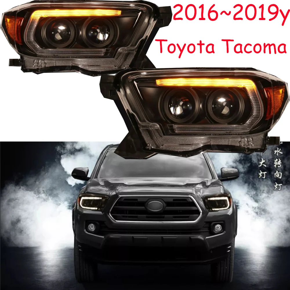 

2016~2019y car bupmer head light for Toyota Tacoma headlight car accessories LED DRL HID xenon fog for Toyota Tacoma headlamp