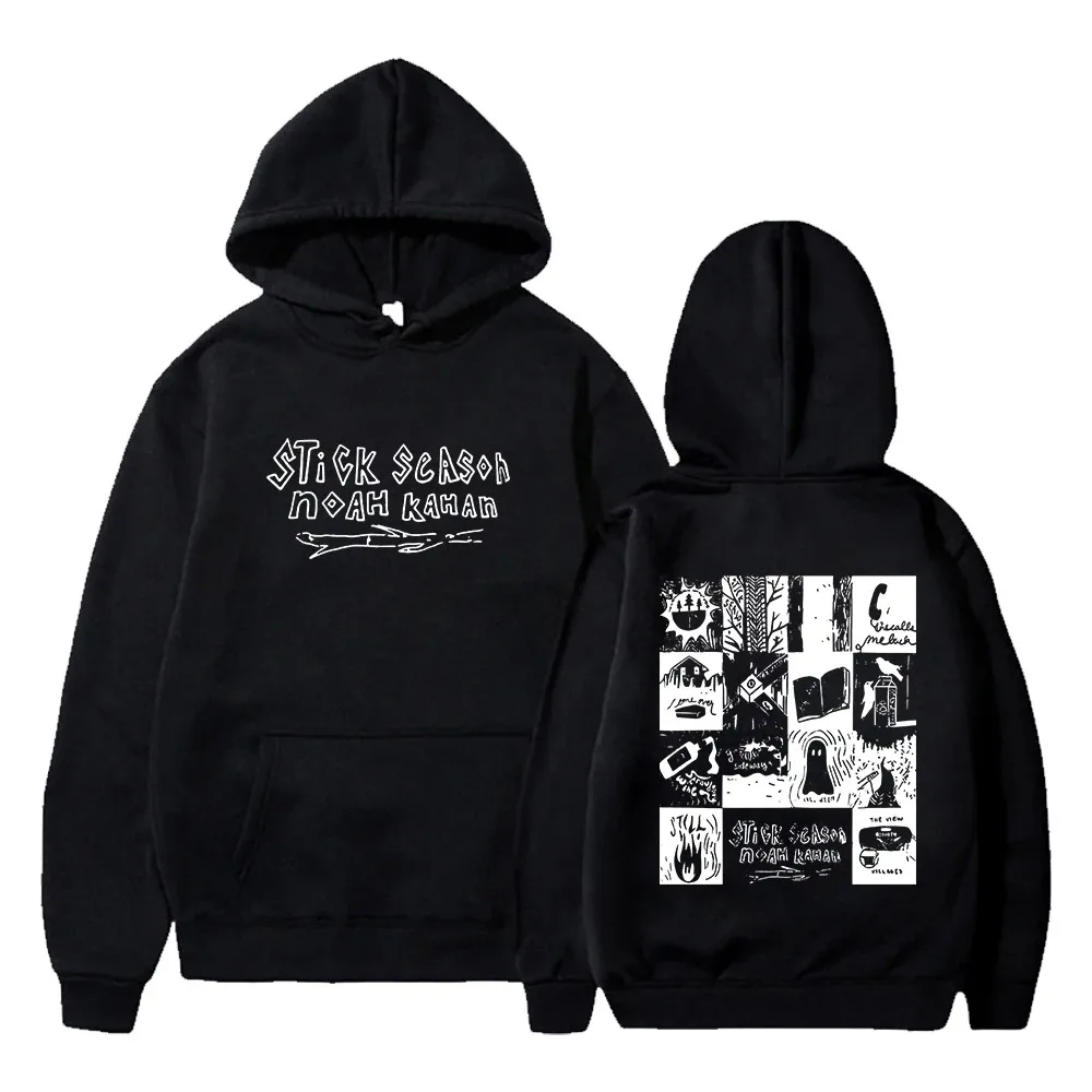 Noah Kahan Stick Season Hoodie for Men and Women, Long Sleeve Streetwear, Hooded Sweater, Hip Hop Clothes, World Tour