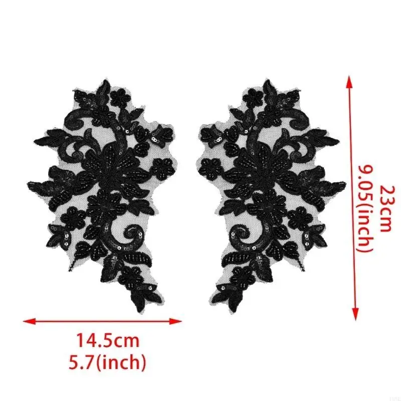 195E Hoa Miếng Dán May Táo Thêu DIY Áo Cưới Phụ Kiện May Vá