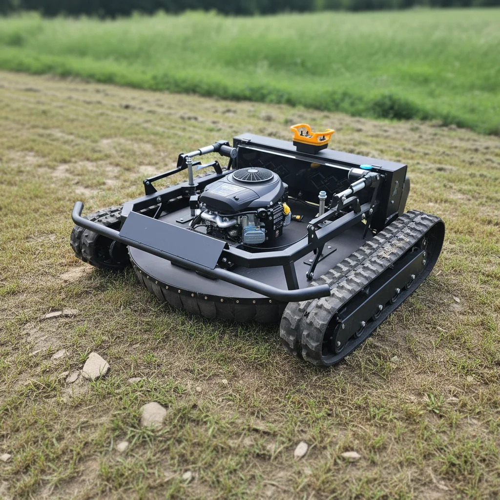 

Hot Sale Cheap Electric RC Crawler Mower New Design for Large Garden Commercial Area