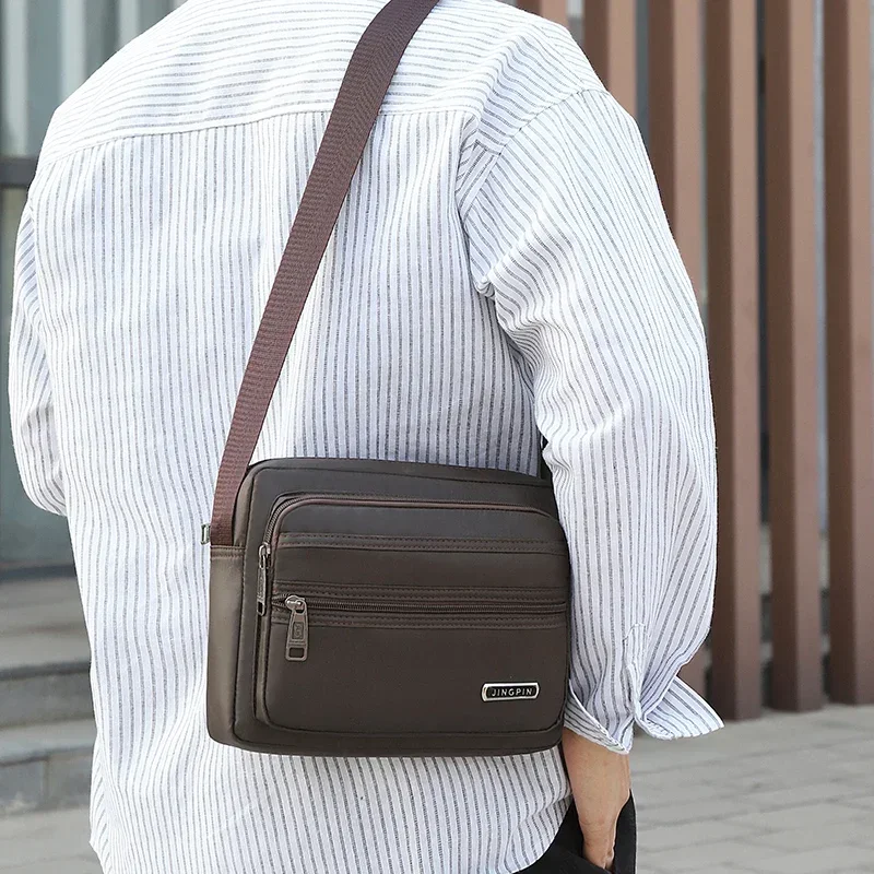 2023 Brand New Men Shoulder Bags Male Oxford Satchel Boy Messenger Bags Man Handbags for Travel Casual Large Crossbody Bags