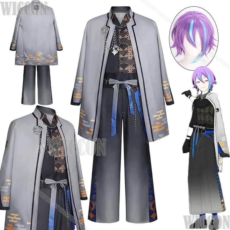 

Kamishiro Rui PJSK Game Project Sekai Colorful Stage! Косплей Костюм Парик Пальто Топ Брюки Перчатки Мужской Наряд Хэллоуин Индивидуальный