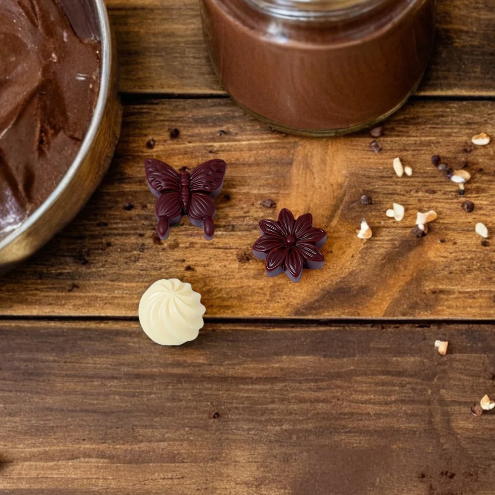 30 peças pequenos adereços multifuncionais de chocolate falso para exibição de mesa e fingir jogar modelos de chocolate realistas