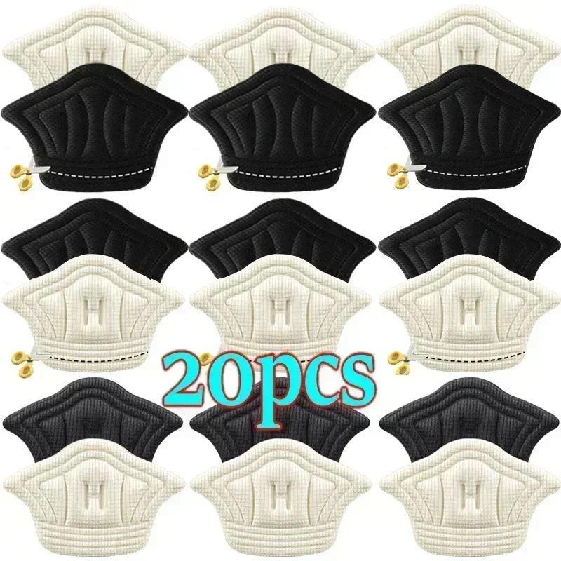 2/20pcs Insoles Patch Heel Pads for Sport Shoe Adjustable Size Feet Pad Pain Relief Cushion Insert Insole Heel Protector Sticker