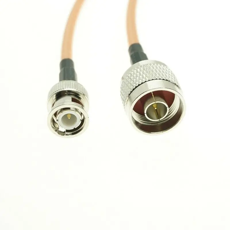

BNC Male To N Male lot Double Shield Jumper RF Coax Cable RG400