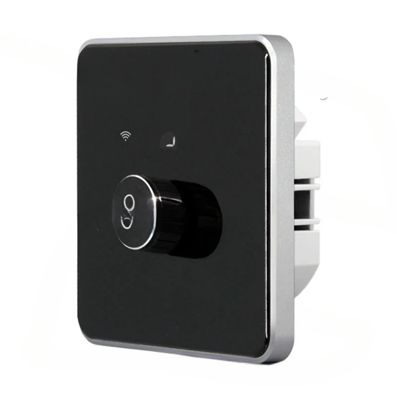 Smart Wifi Fan Switch 5 Speed Control EU Ceiling Fan Rotary/Knob Switches Tuya Remote For Alexa Google Home