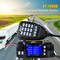 Car Walkie Talkie 144/220/350/430MHz Quad Band Quad Stand-by 25W 200Ch Mini FM Amateur Mobile Radio QYT KT-7900D