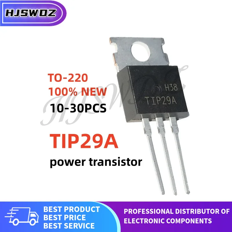 10-30PCS 100% New TIP29A TIP29 TIP 29A TO-220 NPN power Transistors