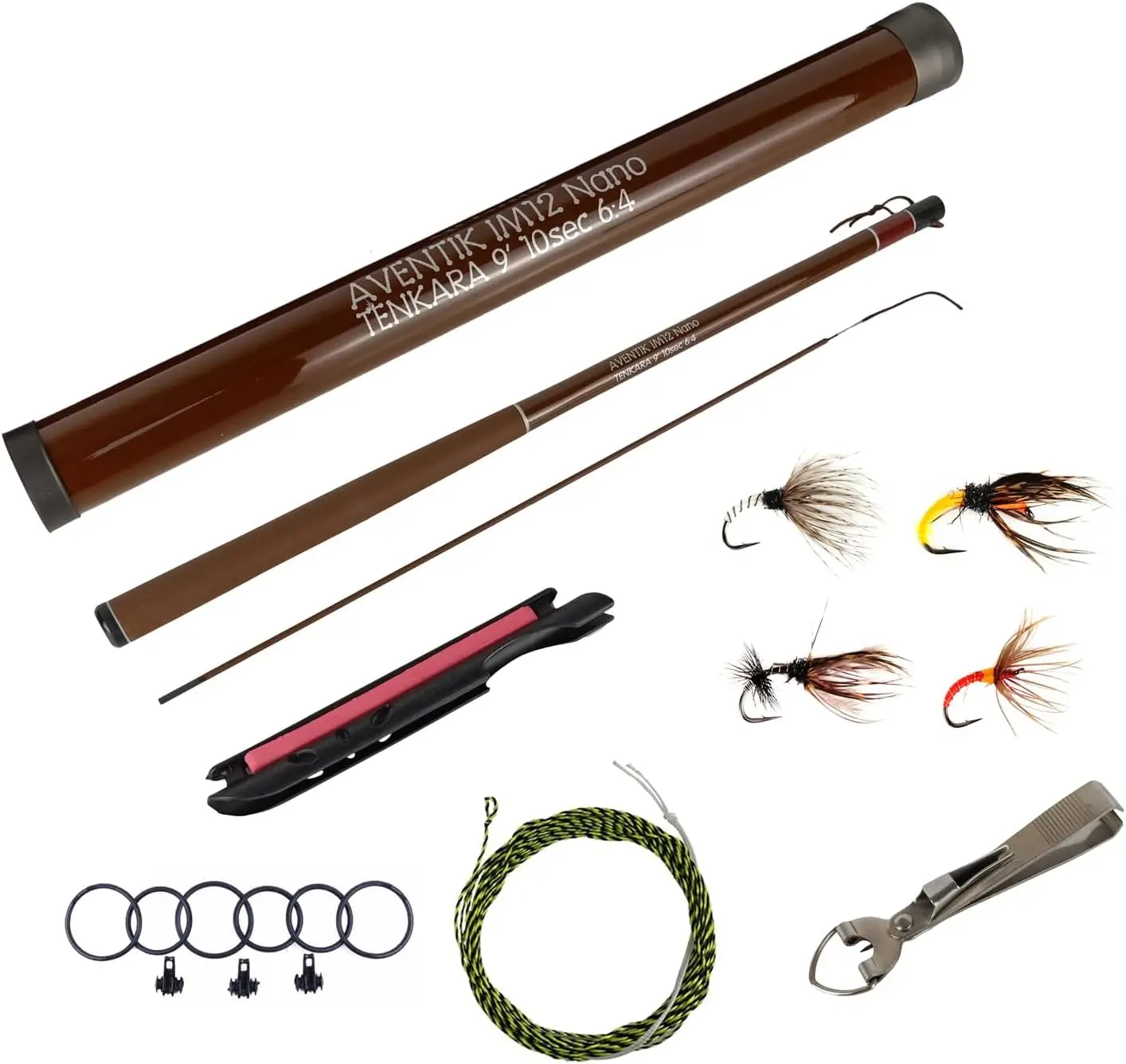 

Удочка для нахлыстовой рыбалки Tenkara с 5 размерами, карбоновым корпусом и дополнительными секциями для любых водоемов